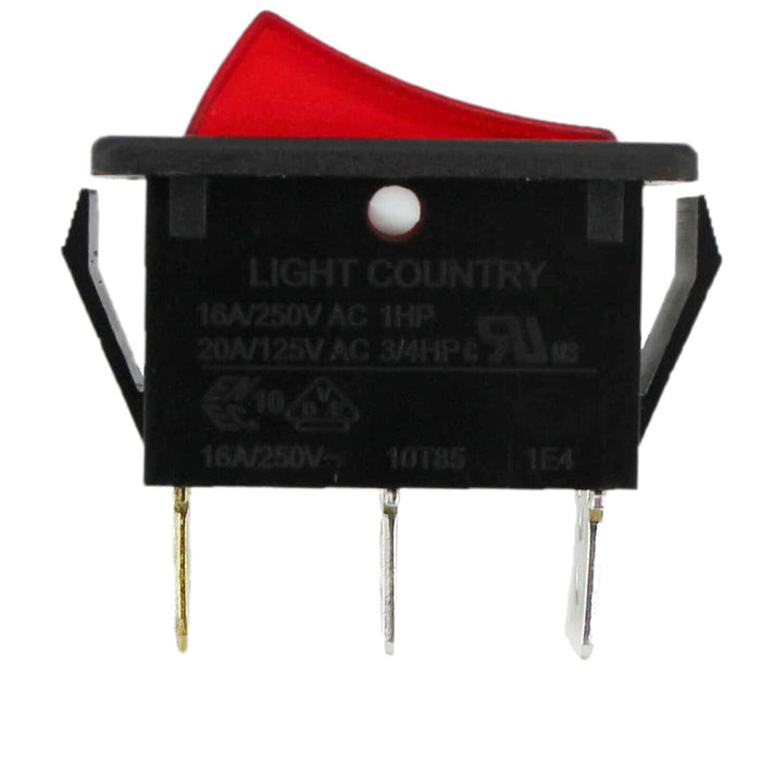 DURAFORCE Rocker Switch Electric Fireplace Heater 120V On-Off For Desa FMI 120927-24