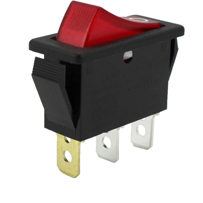 DURAFORCE Rocker Switch Electric Fireplace Heater 120V On-Off For Desa FMI 120927-24