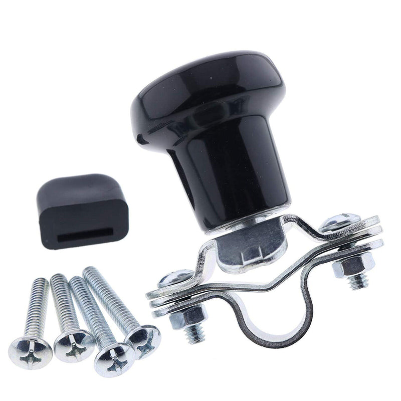 DURAFORCE Black Steering Wheel Spinner Knob Tractor Steering Wheel