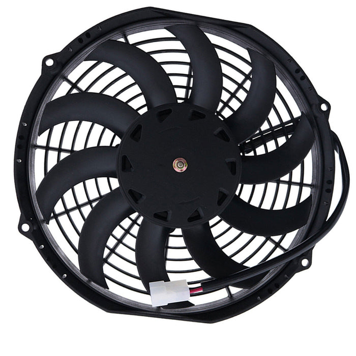 DURAFORCE 24V Radiator Cooling Fan VA11-BP12/C-57A LNF-2210X For Spal 30100455