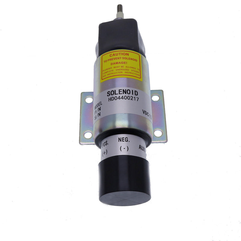 DURAFORCE 2001-12E2U1B1S1A New Fuel Shutoff Stop Solenoid For Woodward 12V 3 Terminals