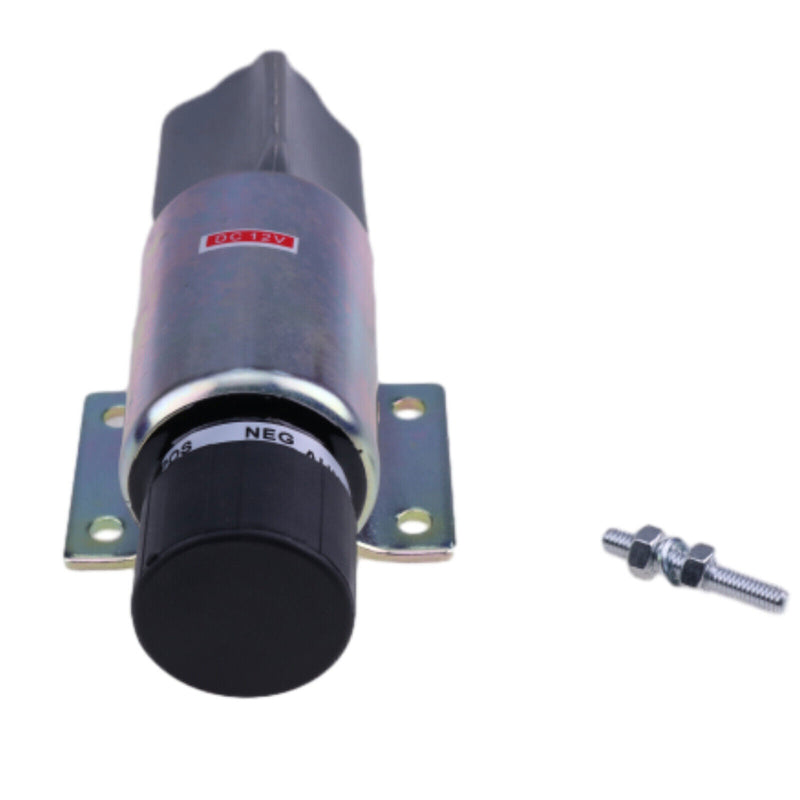 DURAFORCE 2001-12E2U1B1S1A New Fuel Shutoff Stop Solenoid For Woodward 12V 3 Terminals