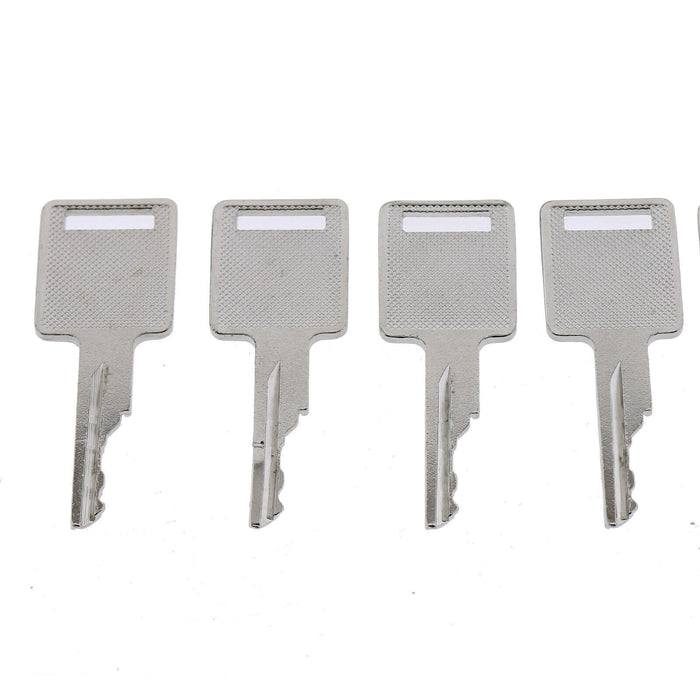 DURAFORCE 4PK Keys A77313 D250 For Case Heavy Equipment Backhoe & Skid Steer Loader