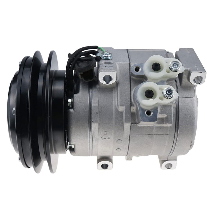 DURAFORCE 10S15C A/C Compressor 447220-4053 20Y-979-6121 For Komatsu PC200-7 PC360-7