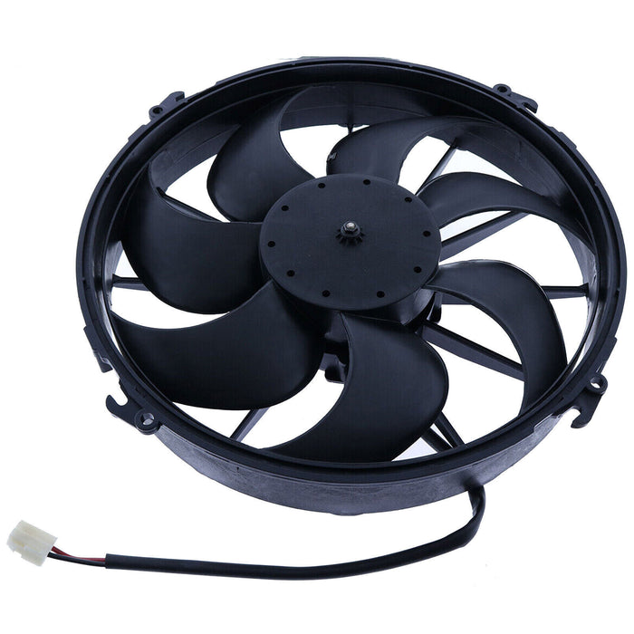 DURAFORCE 12.00" Puller Fan 12V For SPAL 30103202 VA01-AP90/VLL-66A