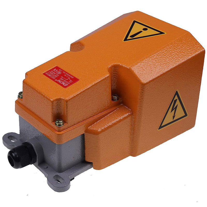 DURAFORCE Heavy Duty Foot Switch 125/250V AC Momentary Action 532-SWH