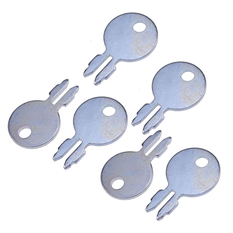 DURAFORCE 6X Ignition Keys For Massey Ferguson Tractor TO30 TO35 TO20 MF35 50 65 85 88