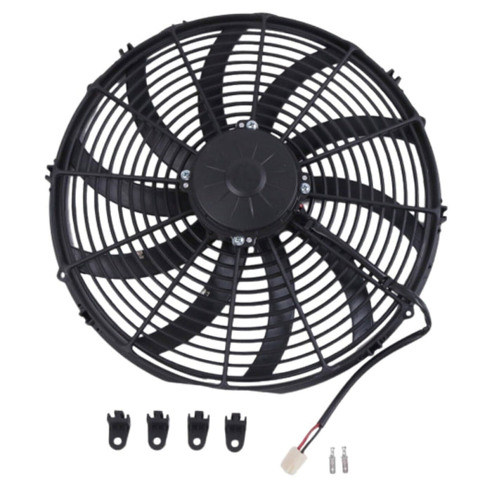 DURAFORCE 12V 16" Puller Cooling Fan For SPAL 30102049 VA18-AP71/LL-59A