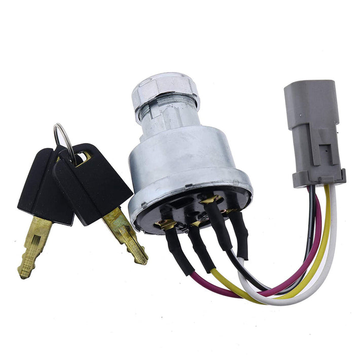 DURAFORCE Ignition Switch With 2 Keys 142-8858 For Caterpillar 257B 267B 268B 420D 908H