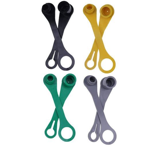 DURAFORCE Set of Eight Color Coded Hydraulic Caps Male & Female For John Deere Tractor
