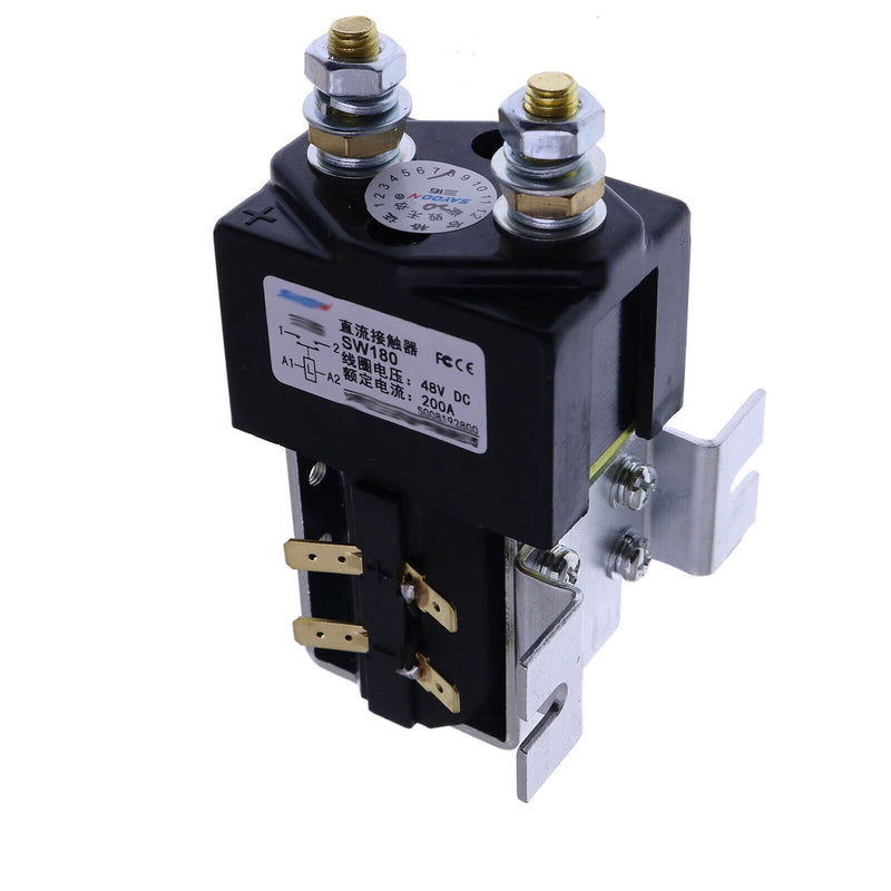 DURAFORCE New Heavy Duty High Amp Solenoid 200A 48V For Curtis Golf Cart SW180B