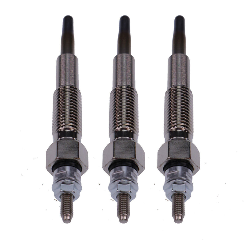 DURAFORCE 3PK Glow Plugs SBA185366190 For New Holland LX465 LX485 LX565 LX665