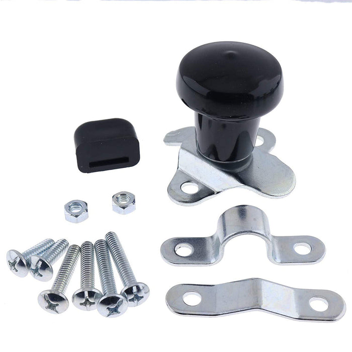 DURAFORCE Black Steering Wheel Spinner Suicide Knob Handle For John Deere TY27747