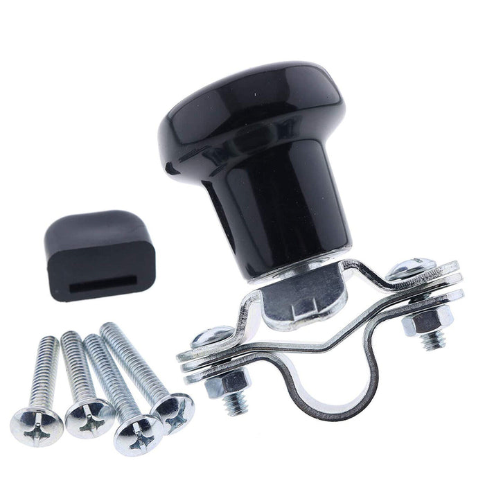 DURAFORCE Black Steering Wheel Spinner Suicide Knob Handle For John Deere TY27747