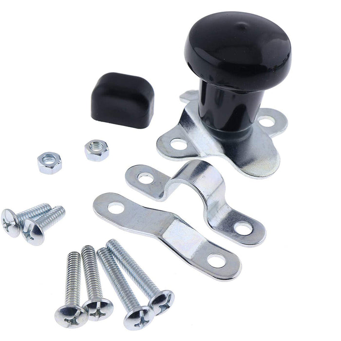 DURAFORCE Black Steering Wheel Spinner Suicide Knob Handle For John Deere TY27747