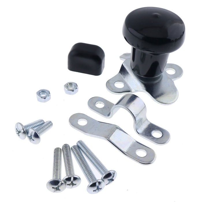 DURAFORCE Black Steering Wheel Spinner Suicide Knob Handle For John Deere TY27747