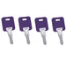 DURAFORCE 4PCS Global Link FIC RV Motorhome Travel Trailer Keys G391