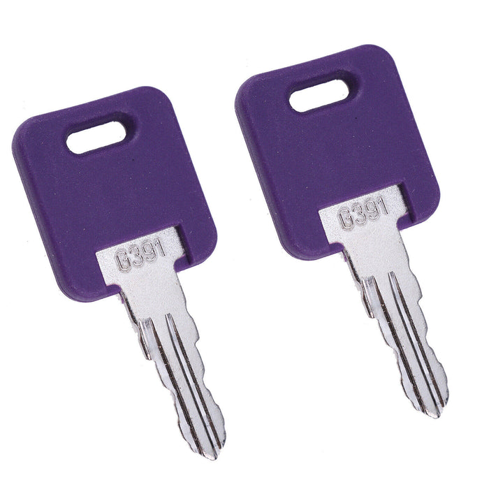 DURAFORCE 4PCS Global Link FIC RV Motorhome Travel Trailer Keys G391