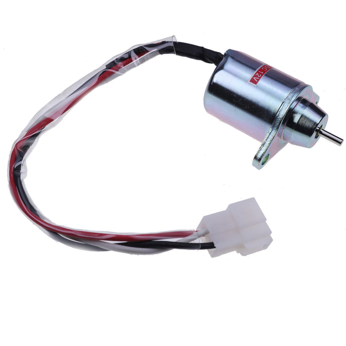 DURAFORCE 12V Fuel Shutoff Solenoid 2503531 For Yanmar Cummins Excavator