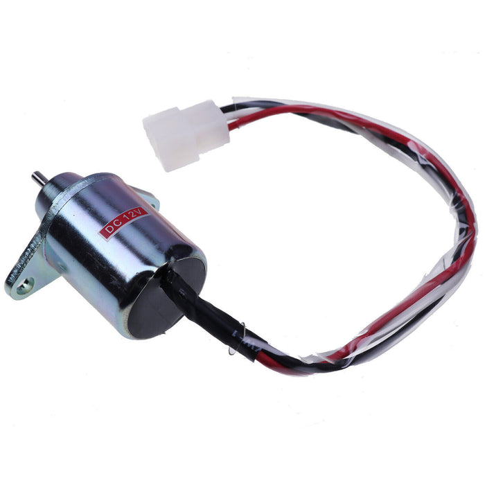 DURAFORCE 12V Fuel Shutoff Solenoid 2503531 For Yanmar Cummins Excavator
