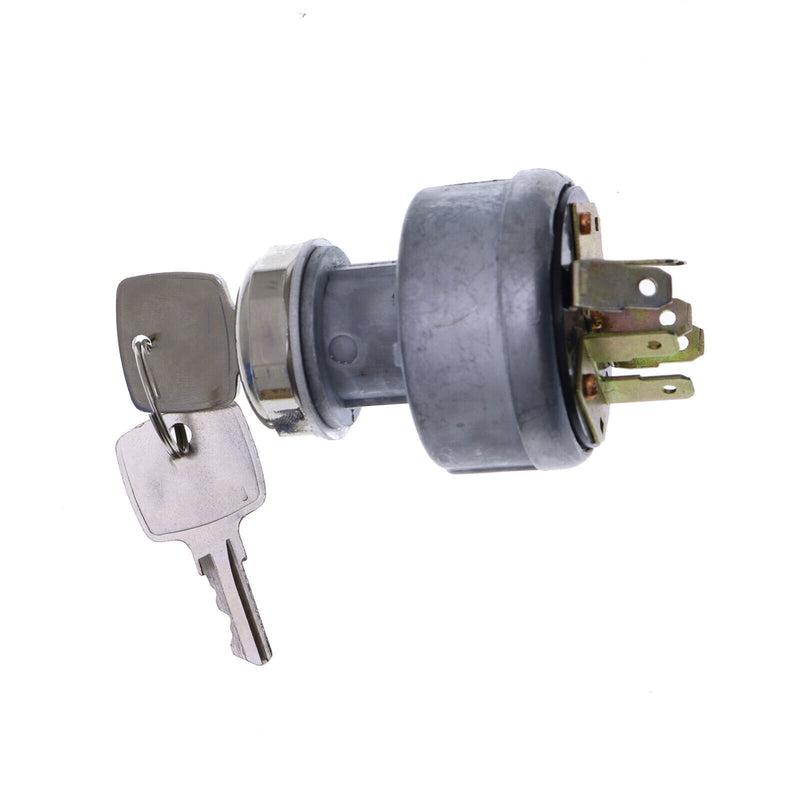 DURAFORCE AT195301 Ignition Switch w/ 2 Keys for John Deere Loader 210C 310C 310E 310G