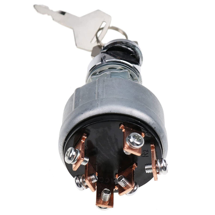 DURAFORCE For Takeuchi Excavator Digger Ignition Switch w/2key 1700100023 1700100052 H806