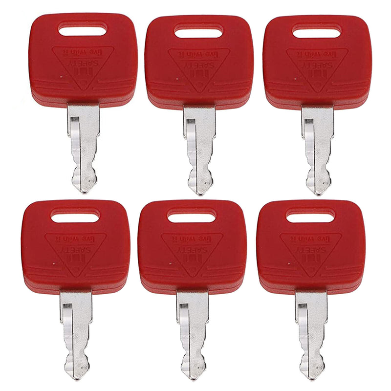 DURAFORCE 6X Ignition Keys for John Deere 4310 4320 4410 4510 4520 4610 4710 5045D 5045E
