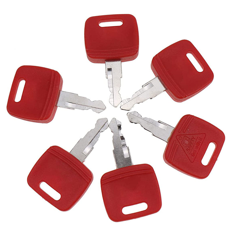 DURAFORCE 6X Ignition Keys for John Deere 4310 4320 4410 4510 4520 4610 4710 5045D 5045E
