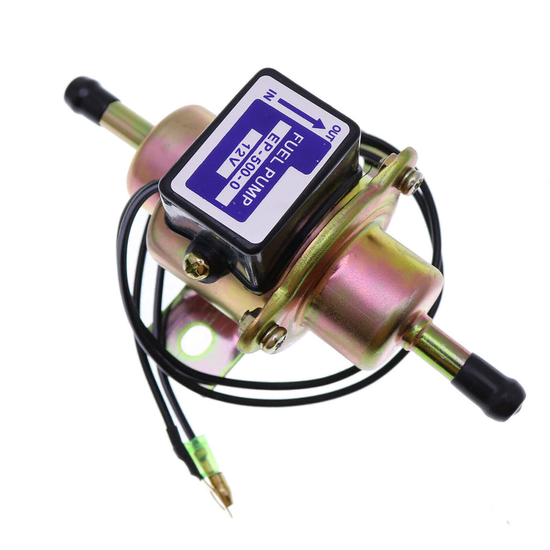 DURAFORCE 12V Electric Fuel Pump 12585-52031 12585-52030 For Kubota Yanmar Cub Cadet