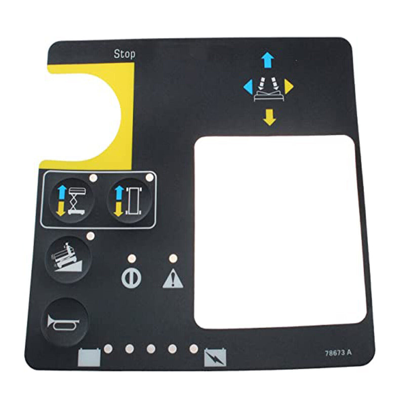 DURAFORCE Gen 4 Control Box Overlay Decal 78673 78673 A 78673GT for Genie Scissor Lift