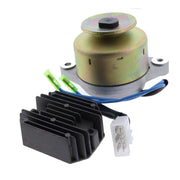 DURAFORCE Alternator 15531-64017 w/ Regulator 15531-64601 RS5101 for Kubota B1550D B1700E