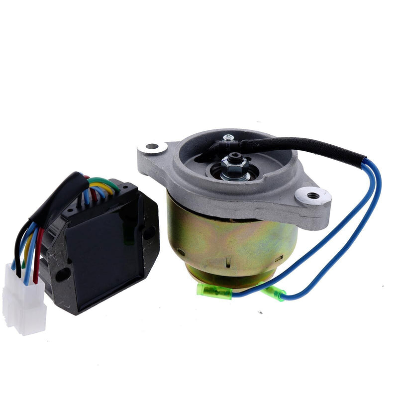 DURAFORCE Alternator 15531-64017 w/ Regulator 15531-64601 RS5101 for Kubota B1550D B1700E