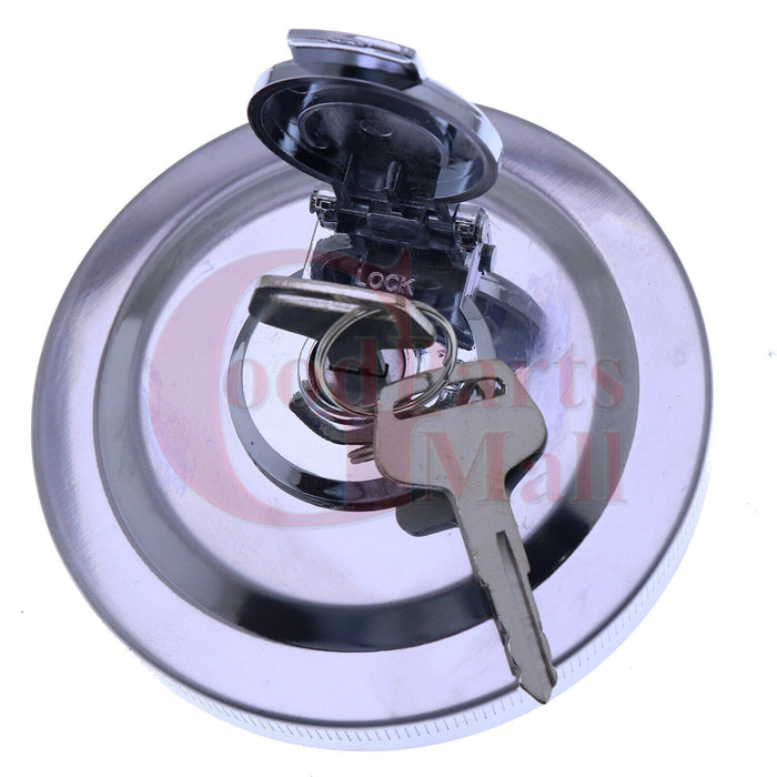 DURAFORCE Lockable Fuel Tank Cap 20Y-14-11160 423-04-11362 for Komatsu W/ 2 Keys