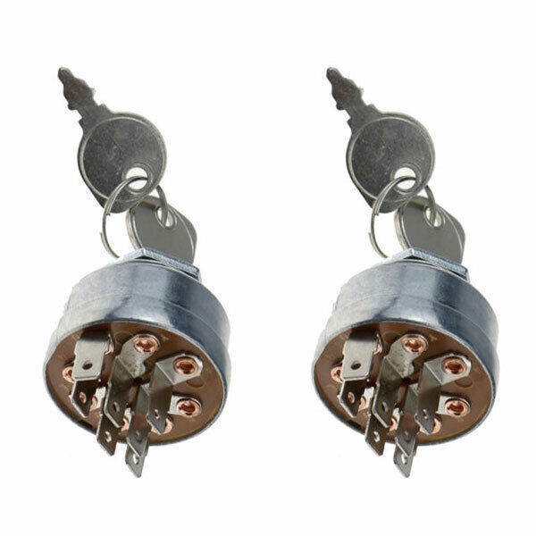 DURAFORCE 2PCS Ignition Switch for 725-1717, 925-1717, Zero Turn Mower, Garden Tractor