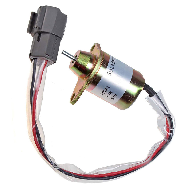 DURAFORCE Fuel Shutoff Solenoid 129612-77940 for Yanmar 4TNV98 4TNV94 Engine