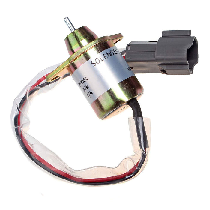 DURAFORCE Fuel Shutoff Solenoid 129612-77940 for Yanmar 4TNV98 4TNV94 Engine