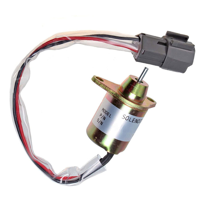 DURAFORCE Fuel Shutoff Solenoid 129612-77940 for Yanmar 4TNV98 4TNV94 Engine