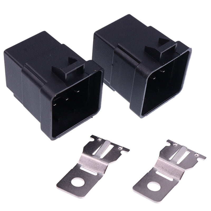 DURAFORCE 12V 50A Relay for John Deere Hella 4RD 931 410, 4RD 931 410-08 007794301 Pack 2