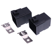 DURAFORCE 12V 50A Relay for John Deere Hella 4RD 931 410, 4RD 931 410-08 007794301 Pack 2