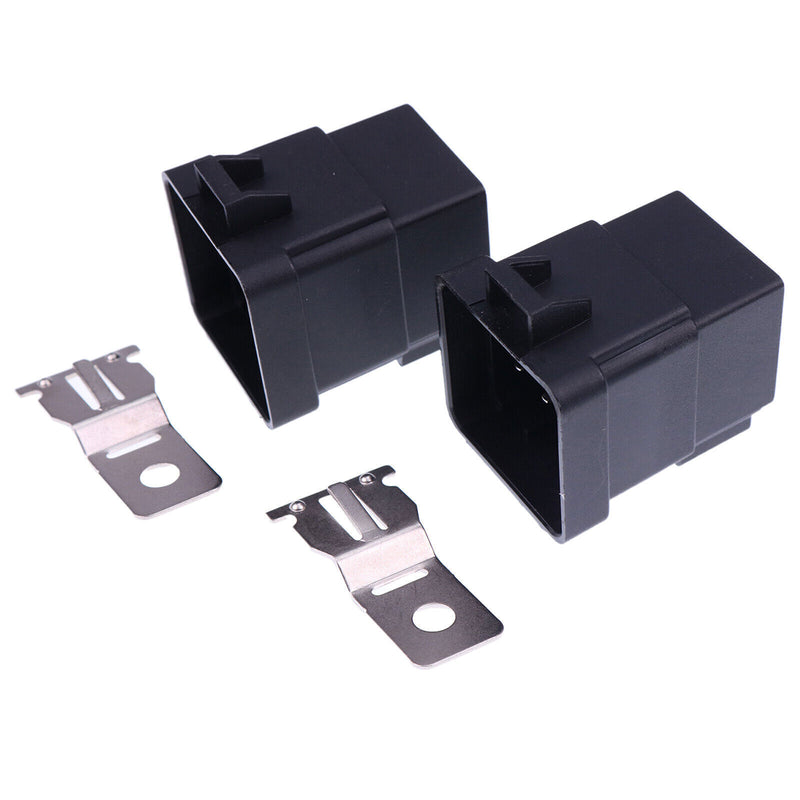 DURAFORCE 12V 50A Relay for John Deere Hella 4RD 931 410, 4RD 931 410-08 007794301 Pack 2