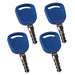 DURAFORCE 14601 Pack of 4 Keys Fits Case IH Tractor Model MXM120