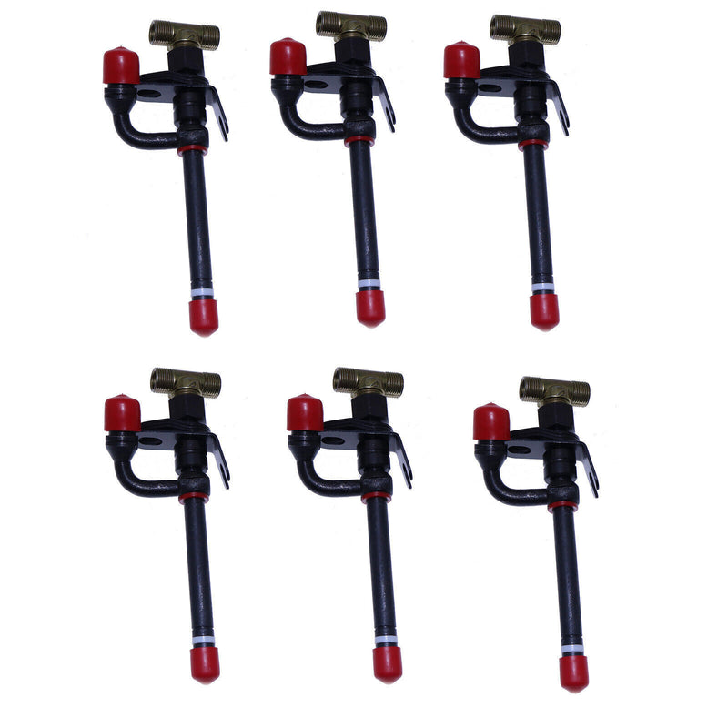 DURAFORCE 6 Piece Fuel Injector Set for John Deere Tractor 5400 6200 6300 6400 6500 6200L+