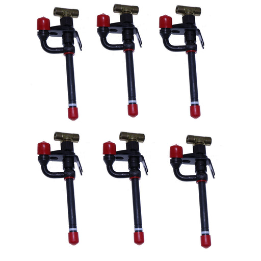 DURAFORCE 6 Piece Fuel Injector Set for John Deere Tractor 5400 6200 6300 6400 6500 6200L+