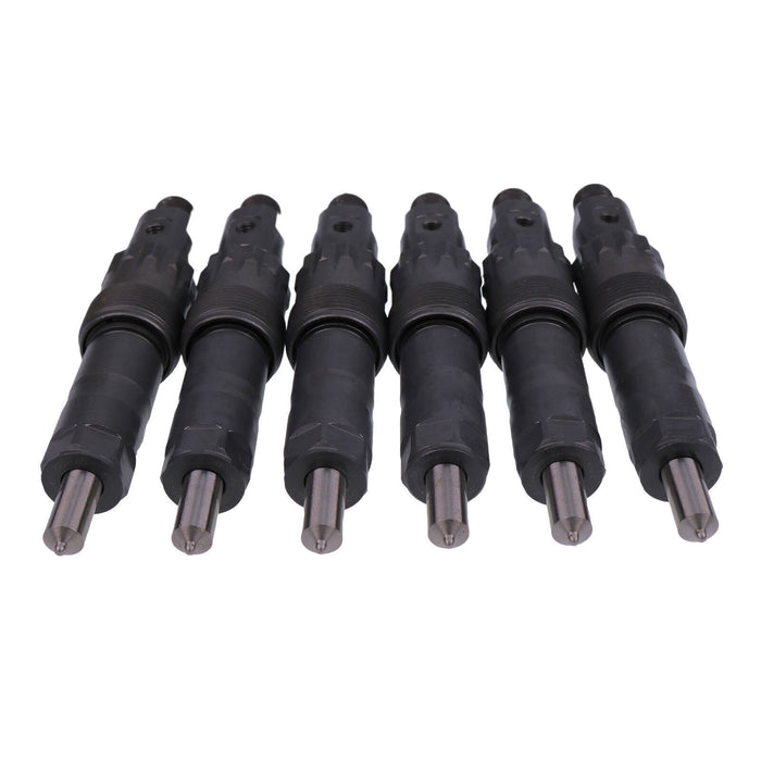 DURAFORCE 6PCS AR74665 New Fuel Injectors for John Deere Tractors 4050 4250 4430 4440