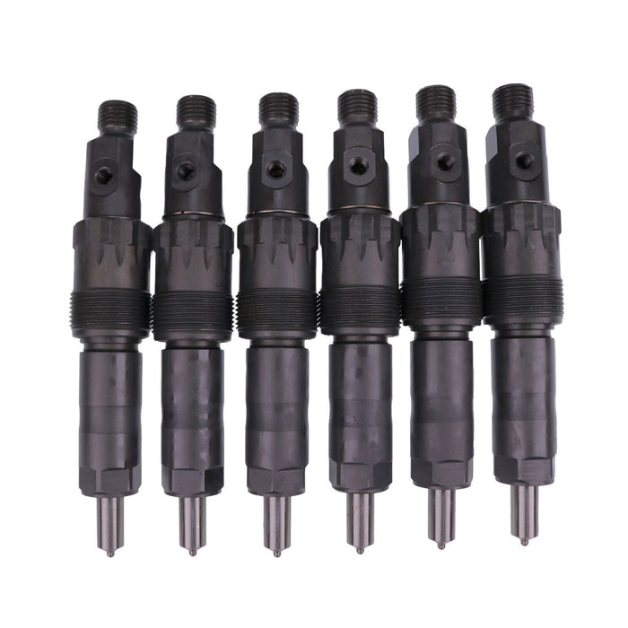 DURAFORCE 6PCS AR74665 New Fuel Injectors for John Deere Tractors 4050 4250 4430 4440
