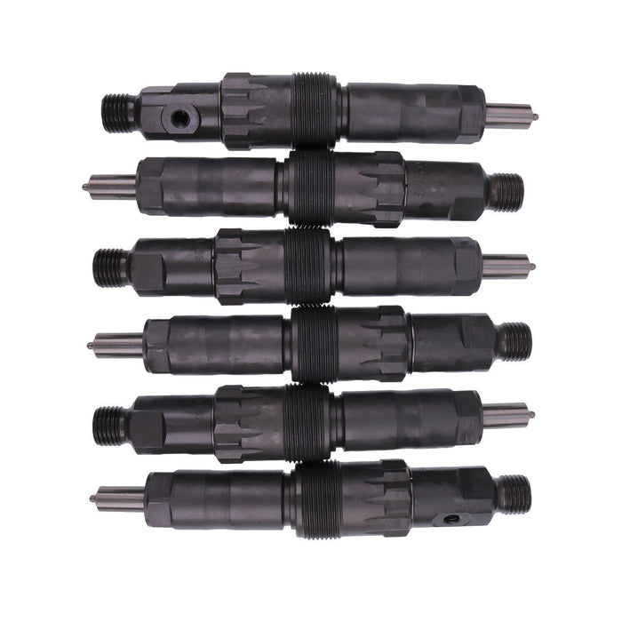 DURAFORCE 6PCS AR74665 New Fuel Injectors for John Deere Tractors 4050 4250 4430 4440