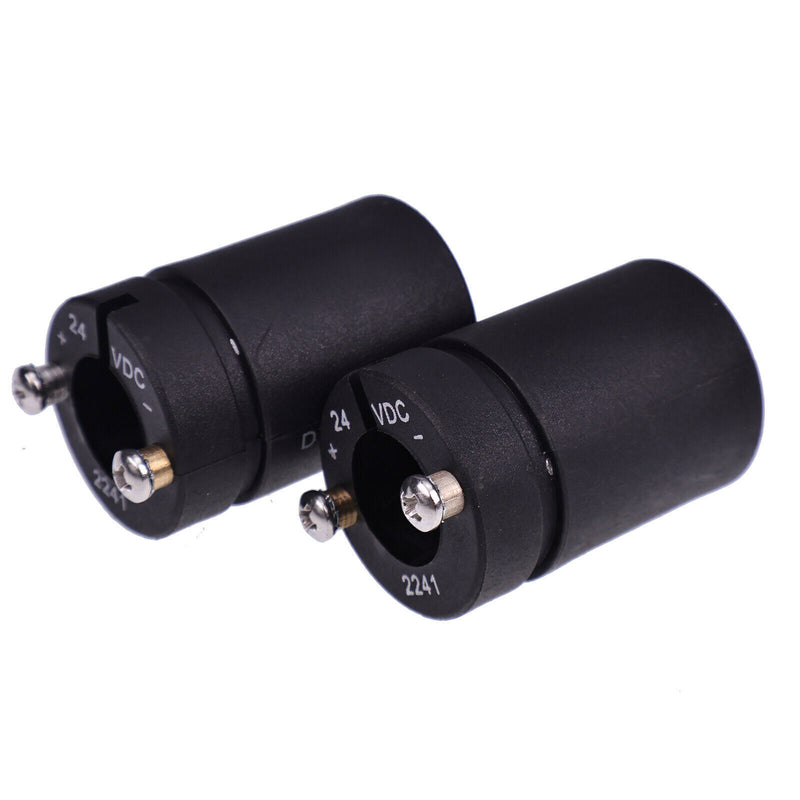 DURAFORCE New 2PCS 246283 Clark Transmission Control Valve Solenoid Coil 24V for LMHR28000