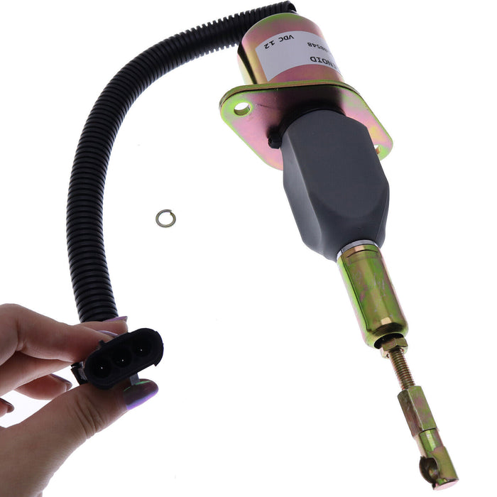 DURAFORCE Fuel Shutoff Solenoid SA-4293-12 3928160 Fit for Cummins 6CTA 8.3L