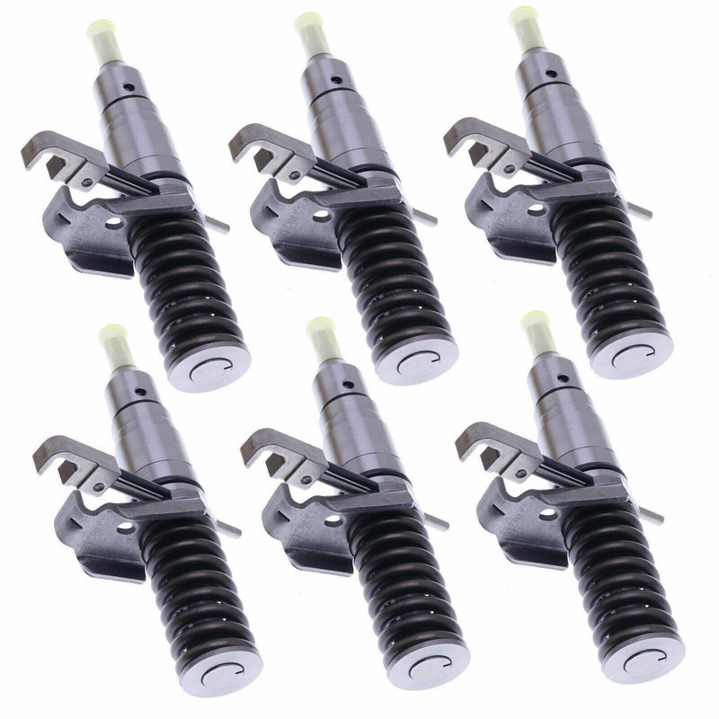 DURAFORCE Set of 6 Fuel Injector 127-8216 1278216 for CAT E322B HEUI 3114 3116 Engine