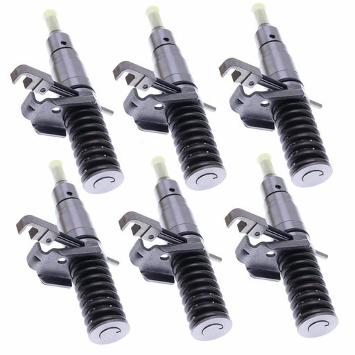 DURAFORCE Set of 6 Fuel Injector 127-8216 1278216 for CAT E322B HEUI 3114 3116 Engine
